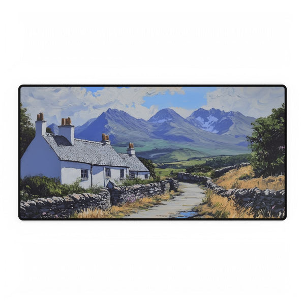 Snowdon Wales Painting (Edition VI) — XXL Gaming Desk Mat — Full Top-Down Artwork View