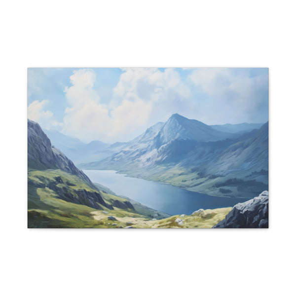 Snowdon Wales Painting (Edition VIII) — 24×16 Canvas Wall Art — Front Gallery-Wrapped Canvas View