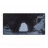Snowstorm Hiding Neon Portal Cave — XL & XXL Desk Mat — Full Top-Down Artwork View