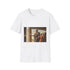 Socrates Teaching Group of Students Graphic Unisex Softstyle T-Shirt - Front View