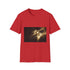 Solar Eclipse Casting Fractal Shadows — Graphic Cotton T-Shirt — 100% Ring-Spun Cotton Fabric & Print Detail