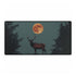 Solar Stag Standing under Twin Moons — XL & XXL Desk Mat — Full Top-Down Artwork View