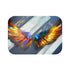 Solar Wings Casting Prism Shadows — Memory Foam Bath Mat — Top-Down Memory Foam Bath Mat View