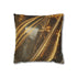Space Elevator Made of Gold Threads — 40×40 Cushion Cover — Front 40×40 cm Square Cushion View