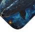 Space Whale with Lantern Eyes (Edition III) — 61×43 Memory Foam Bath Mat — Cushioned Memory Foam & Microfibre Close-Up