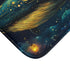 Space Whale with Lantern Eyes — 61×43 Memory Foam Bath Mat — Cushioned Memory Foam & Microfibre Close-Up