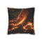 Spacetime Rift Glowing Above Tree Roots — 40×40 Cushion Cover — Front 40×40 cm Square Cushion View