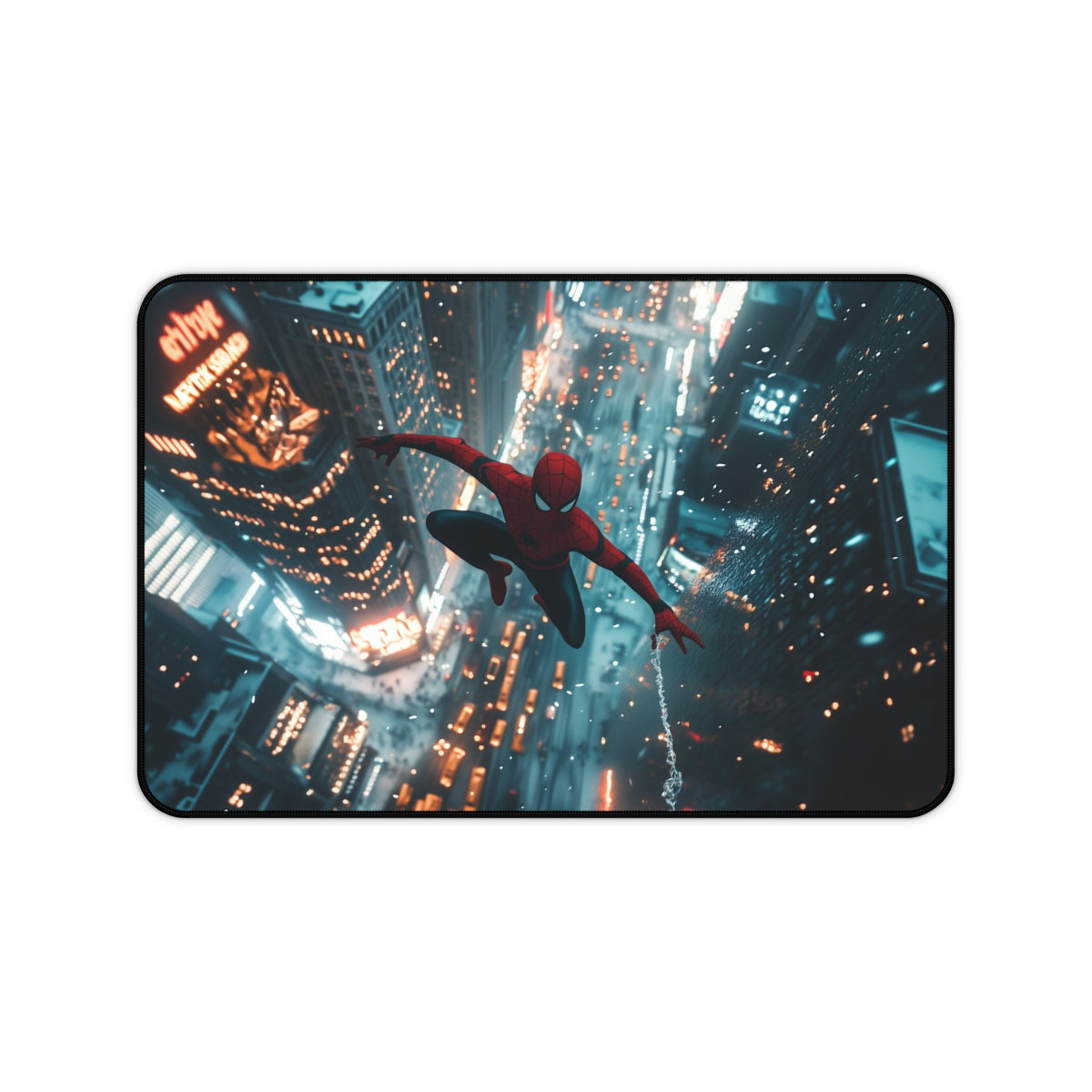 "Spiderman Swinging Desk Mat - Exciting!"