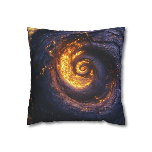 Spiral Nebula Forming Tree Trunk — Double-Sided Cushion Cover — Front Double-Sided Cushion View