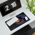 Spiral Nebula Forming Tree Trunk — XXL Gaming Desk Mat — Gaming & Workspace Desk Setup View