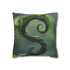 Spiral Tree Growing Upside Down — 40×40 Cushion Cover — Front 40×40 cm Square Cushion View