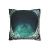 Stargate Opening Beneath Ocean Floor Double-Sided Square Cushion Cover