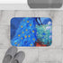 Sticky Lacquer Relief Minimalist Composition Chinese Luxury Memory Foam Bath Mat - Bathroom Lifestyle View
