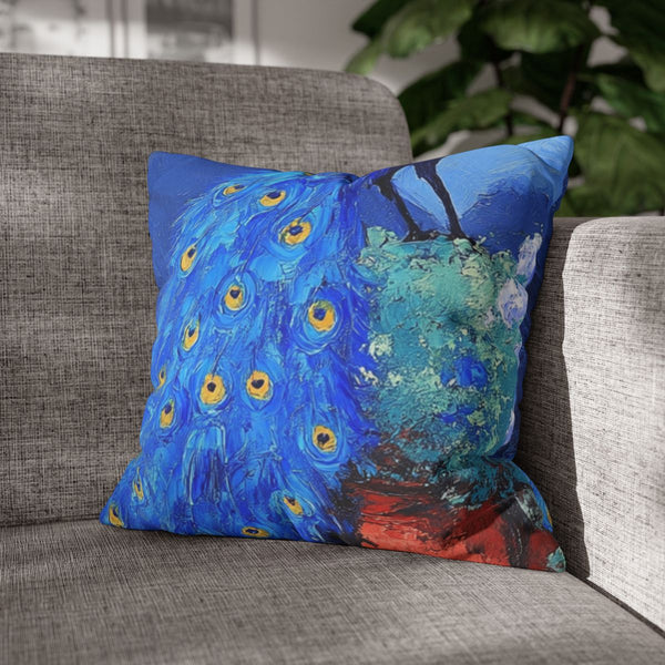 Sticky Lacquer Relief Minimalist Composition Chinese Sc — Double-Sided Cushion Cover — Sofa & Armchair Living Room Lifestyle View