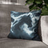 Storm Clouds Shaped Like Mythical Beasts — 40×40 Cushion Cover — Sofa & Living Room Lifestyle View