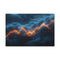 Storm Clouds with Glowing Geometric Vein — 24×16 Canvas Wall Art — Front Gallery-Wrapped Canvas View