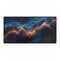 Storm Clouds with Glowing Geometric Vein — XXL Gaming Desk Mat — Full Top-Down Artwork View