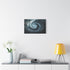 Storm Shaped Like Spiral Eye — Stretched Canvas Wall Art — Living Room Wall Lifestyle View