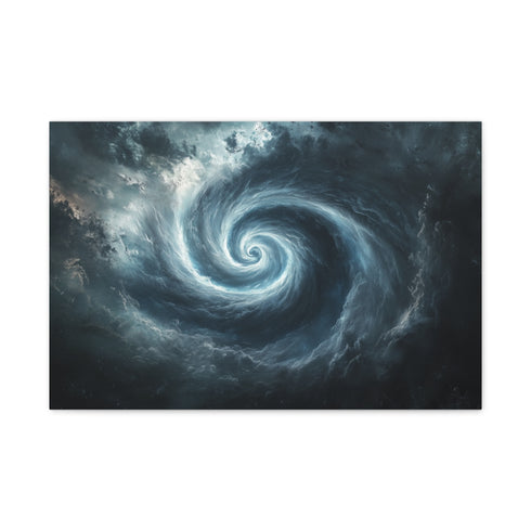 Storm Shaped Like Spiral Eye — Canvas Wall Art — Front Gallery-Wrapped Canvas View