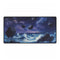Stormy Ocean with Levitating Rocks — XL Gaming Desk Mat — Full Top-Down Artwork View