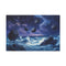 Stormy Ocean with Levitating Rocks — 24×16 Canvas Wall Art — Front Gallery-Wrapped Canvas View