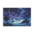 Stormy Ocean with Levitating Rocks — 24×16 Canvas Wall Art — Front Gallery-Wrapped Canvas View