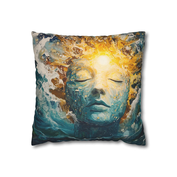 Sunken City Awakening with Energy (Edition IV) — Double-Sided Cushion Cover — Front Double-Sided Cushion View