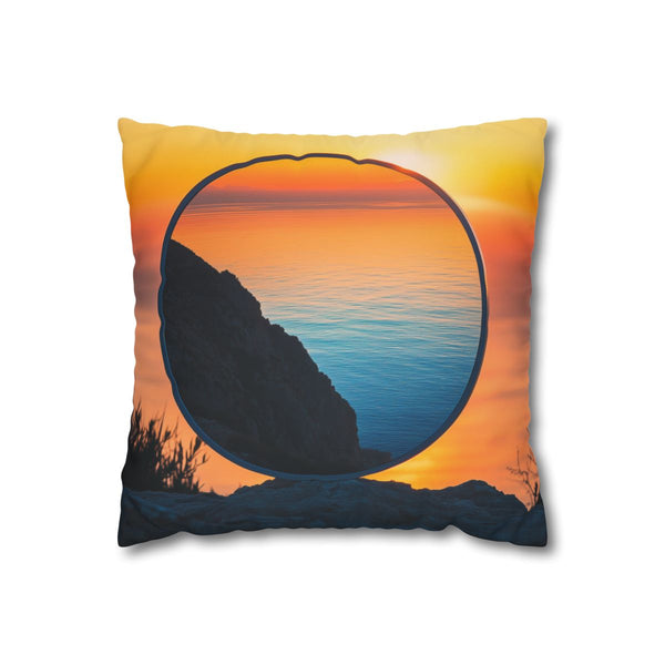 Sunrise Reflecting on Infinity Mirror (Edition III) — Double-Sided Cushion Cover — Front Double-Sided Cushion View