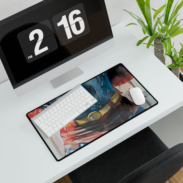 Superman (Edition II) — XXL Gaming Desk Mat — Gaming & Workspace Desk Setup View