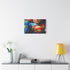 Superman Painting — 24×16 Canvas Wall Art — Living Room Wall Lifestyle View