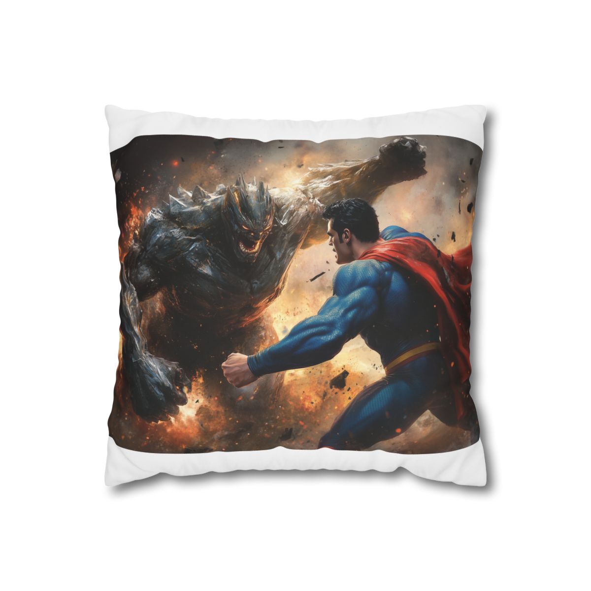 Superman vs Doomsday Pillow Case