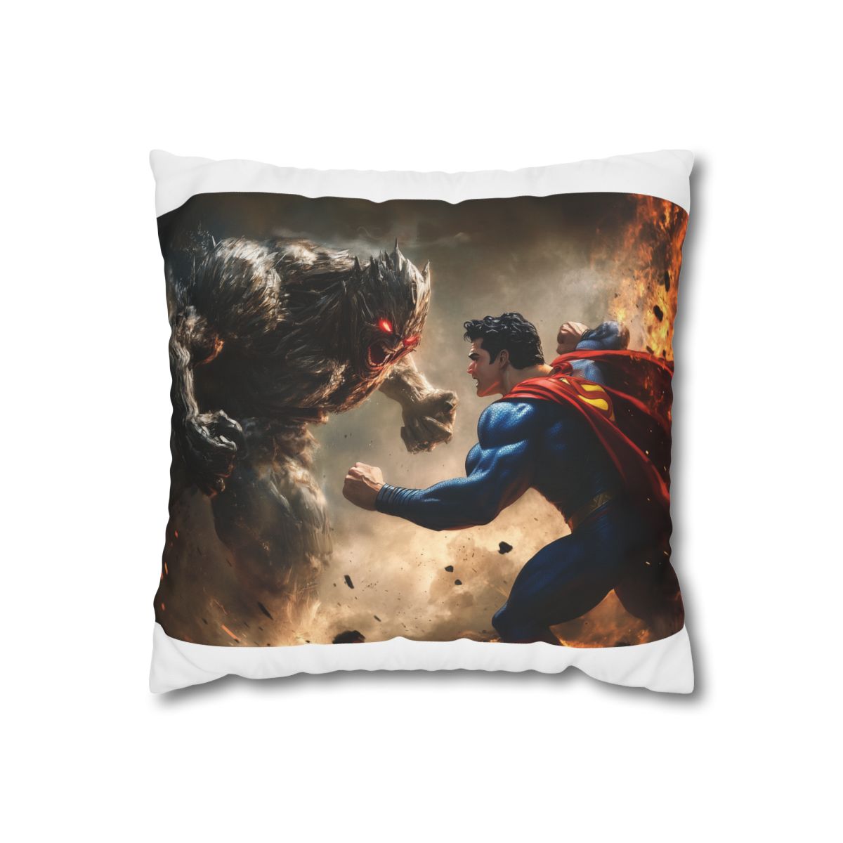 Superman vs Doomsday Pillowcase: Epic Battle Upgrade