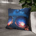 Supernova Reflecting in Sunglasses — Double-Sided Cushion Cover — Sofa & Armchair Living Room Lifestyle View