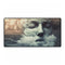 Surreal Face Melting into Ocean — XXL Gaming Desk Mat — Full Top-Down Artwork View