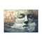 Surreal Face Melting into Ocean — 24×16 Canvas Wall Art — Front Gallery-Wrapped Canvas View