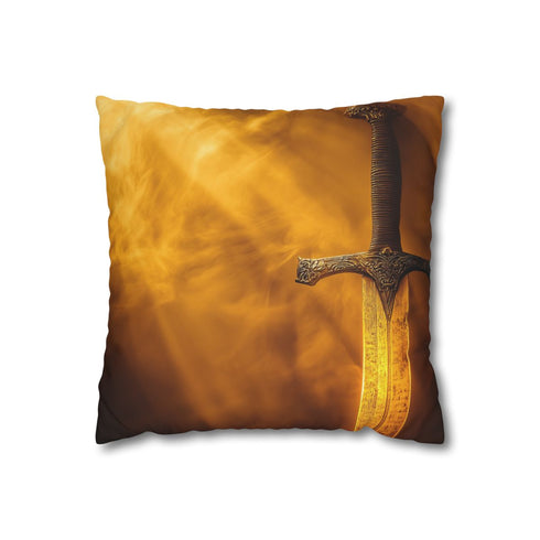 Sword Forged from Sunlight — Double-Sided Cushion Cover — Front Double-Sided Cushion View