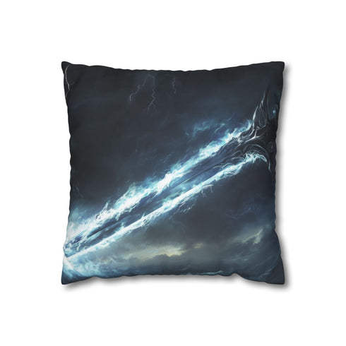 Sword Forged in Thunderstorm — Double-Sided Cushion Cover — Front Double-Sided Cushion View