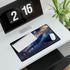 Swordfish Slicing Through Star Sea — XL & XXL Desk Mat — Gaming & Workspace Desk Setup View
