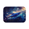 Swordfish Slicing Through Star Sea — Memory Foam Bath Mat — Top-Down Memory Foam Bath Mat View