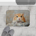 Syrian Hamster Cute Painting Luxury Memory Foam Bath Mat - Bathroom Lifestyle View