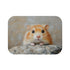 Syrian Hamster Cute Painting Luxury Memory Foam Bath Mat - Top View
