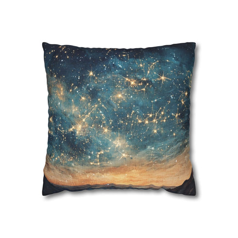 Tapestry Woven from Constellations — Double-Sided Cushion Cover — Front Double-Sided Cushion View