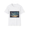 Tapestry Woven from Constellations Graphic Unisex Softstyle T-Shirt - Front View