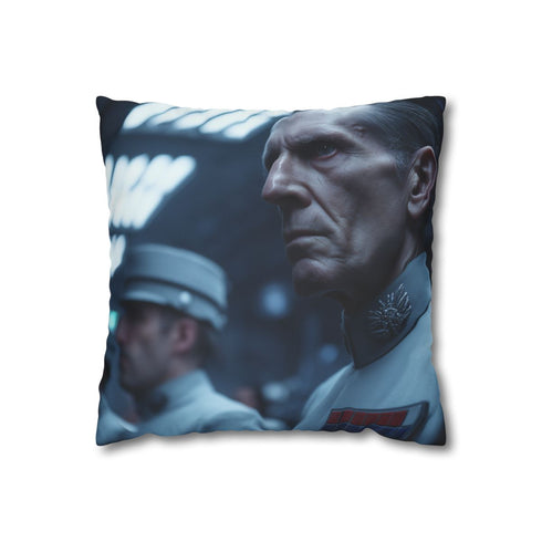 Tarkin Commanding the Death Star Crew, — Double-Sided Cushion Cover — Front Double-Sided Cushion View