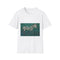 Techno Zebra Running Through Circuits — Graphic Cotton T-Shirt — Front Graphic Print View