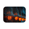 Temple Bells Glowing with Code — Memory Foam Bath Mat — Top-Down Memory Foam Bath Mat View