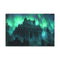 Temple Hidden in Aurora Borealis — 24×16 Canvas Wall Art — Front Gallery-Wrapped Canvas View