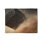 Tesseract Floating in Desert Storm — 50×60 Plush Throw Blanket — Full Flat Artwork View