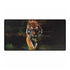 Tiger Emerging from Digital Glitch — XXL Gaming Desk Mat — Full Top-Down Artwork View