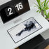 Tiger Made of Swirling Ink — XL Gaming Desk Mat — Gaming & Workspace Desk Setup View